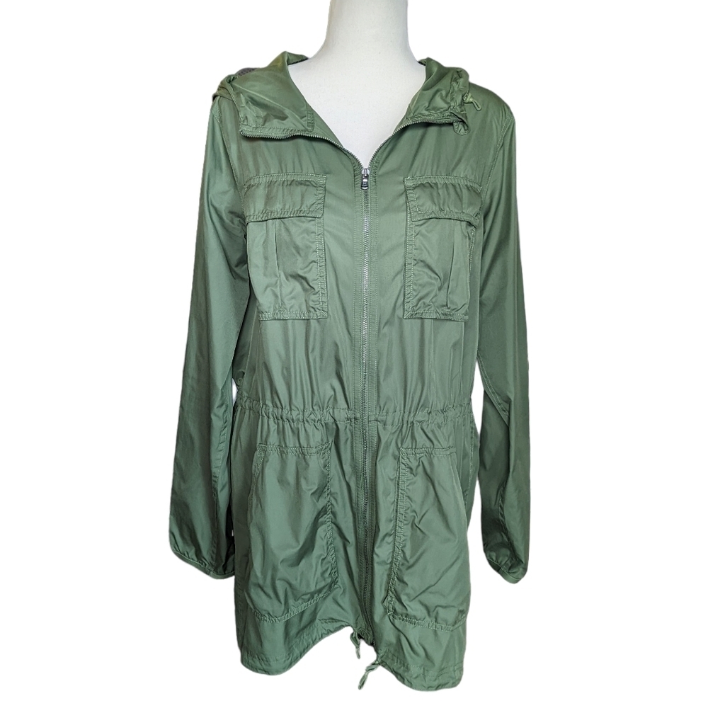Under Armour Olive Green Wind Breaker Style Storm Collection Jacket Size M - Picture 2 of 13